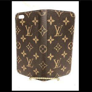 Louis Vuitton Monogram Folio IPhone 6 Plus Case M61423 LV E4360